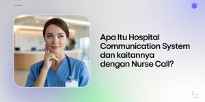 Jaringan hospital communication system terhubung ke nurse call
