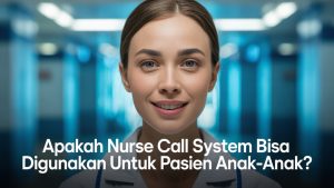 Anak-anak menggunakan tombol panggil perawat ramah pengguna