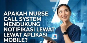 Apakah nurse call system mendukung notifikasi lewat aplikasi mobile?