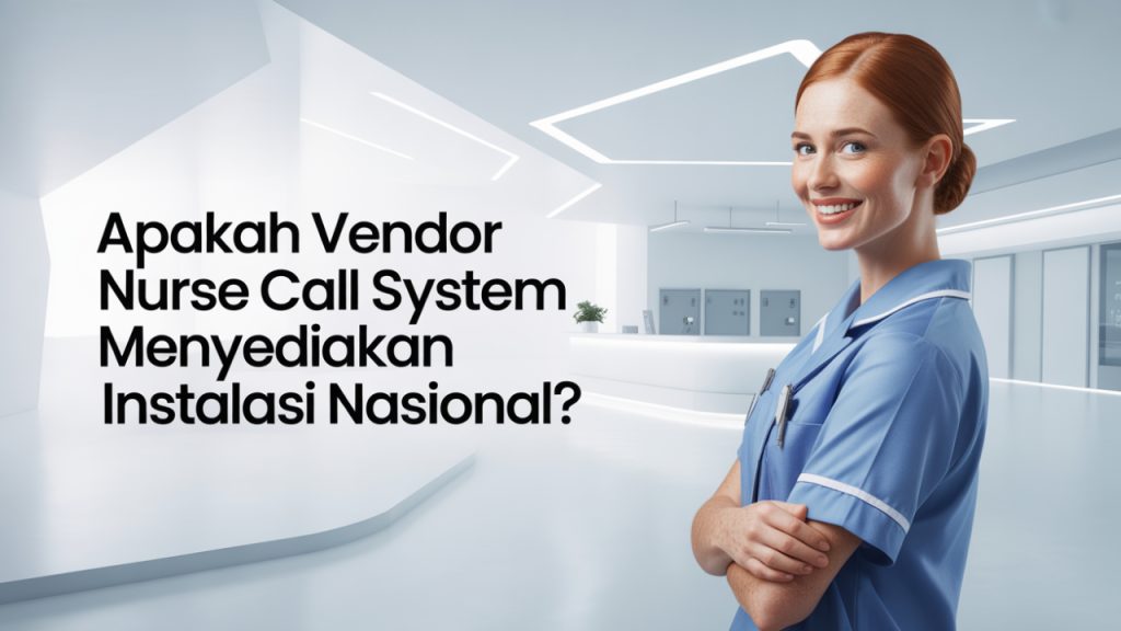 Apakah vendor nurse call system menyediakan instalasi nasional?