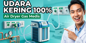 Hasil Udara Kering 100%: Bagaimana Sistem Instalasi Gas Medis dengan Air Dryer yang Benar Menyelamatkan Handpiece Mahal Anda dari Karat.