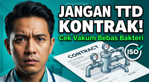 Jangan Tanda Tangan Kontrak Jasa Instalasi Gas Medis Sebelum Memastikan Sistem Vakumnya Bebas Bakteri dan Sesuai ISO.