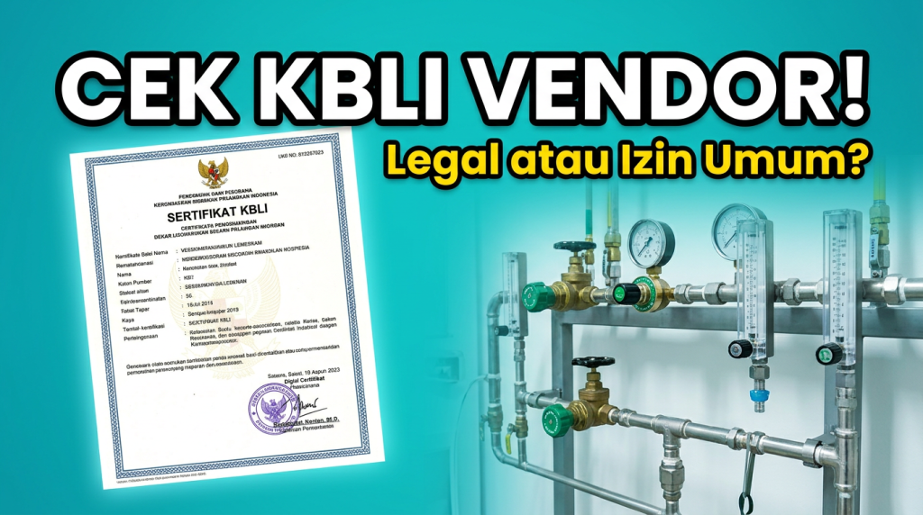 Trik Mengecek Legalitas: Pastikan Vendor Anda Memiliki KBLI Instalasi Gas Medis yang Tepat, Bukan Sekadar Izin Perdagangan Umum yang Berisiko Hukum.