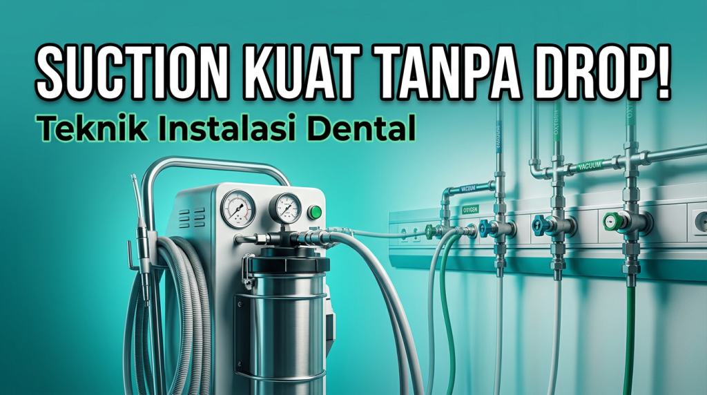 Jaminan Suction Kencang Tanpa Drop: Teknik Pemasangan Instalasi Gas Medis Khusus Dental yang Jarang Diketahui Teknisi Umum.